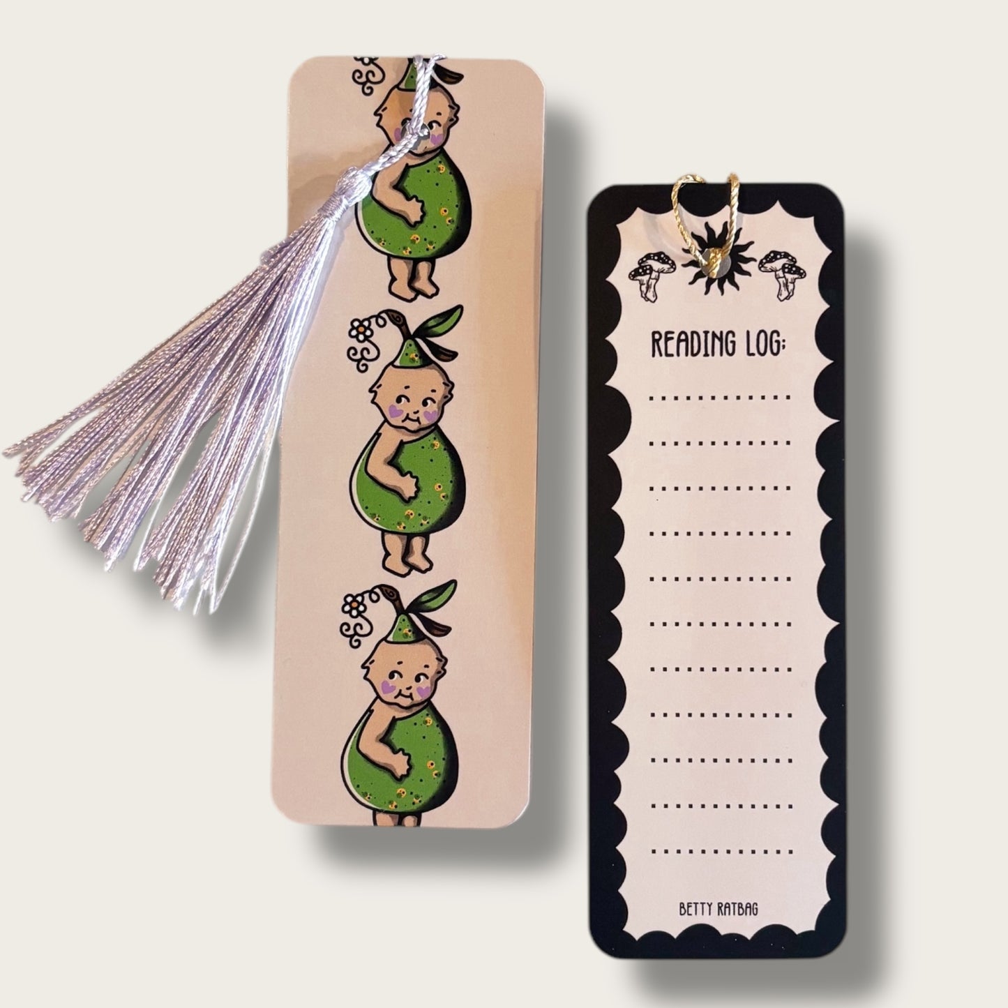 Pear Kewpie Bookmark