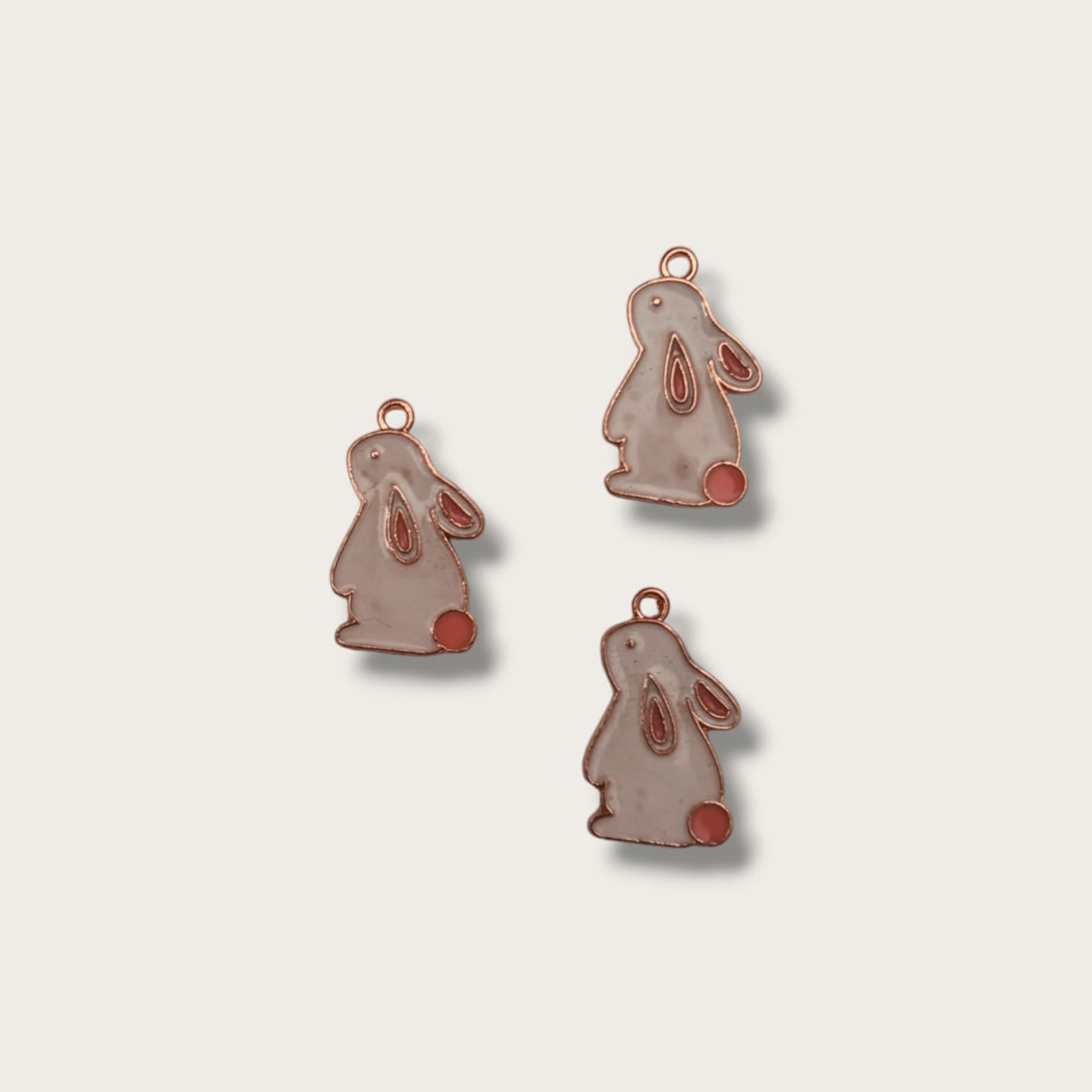 Rabbit Charm 1pc - Gold Tone