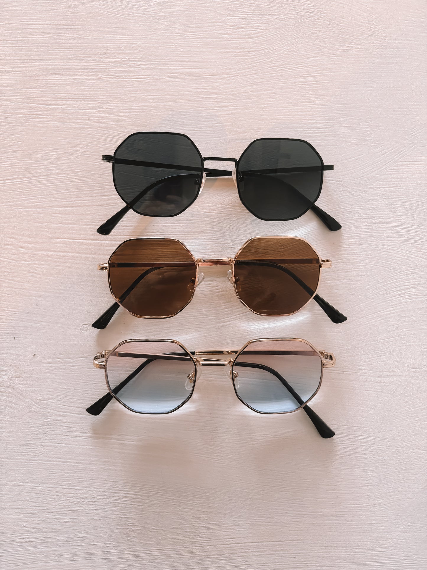 Retro Hexagon Sunglasses