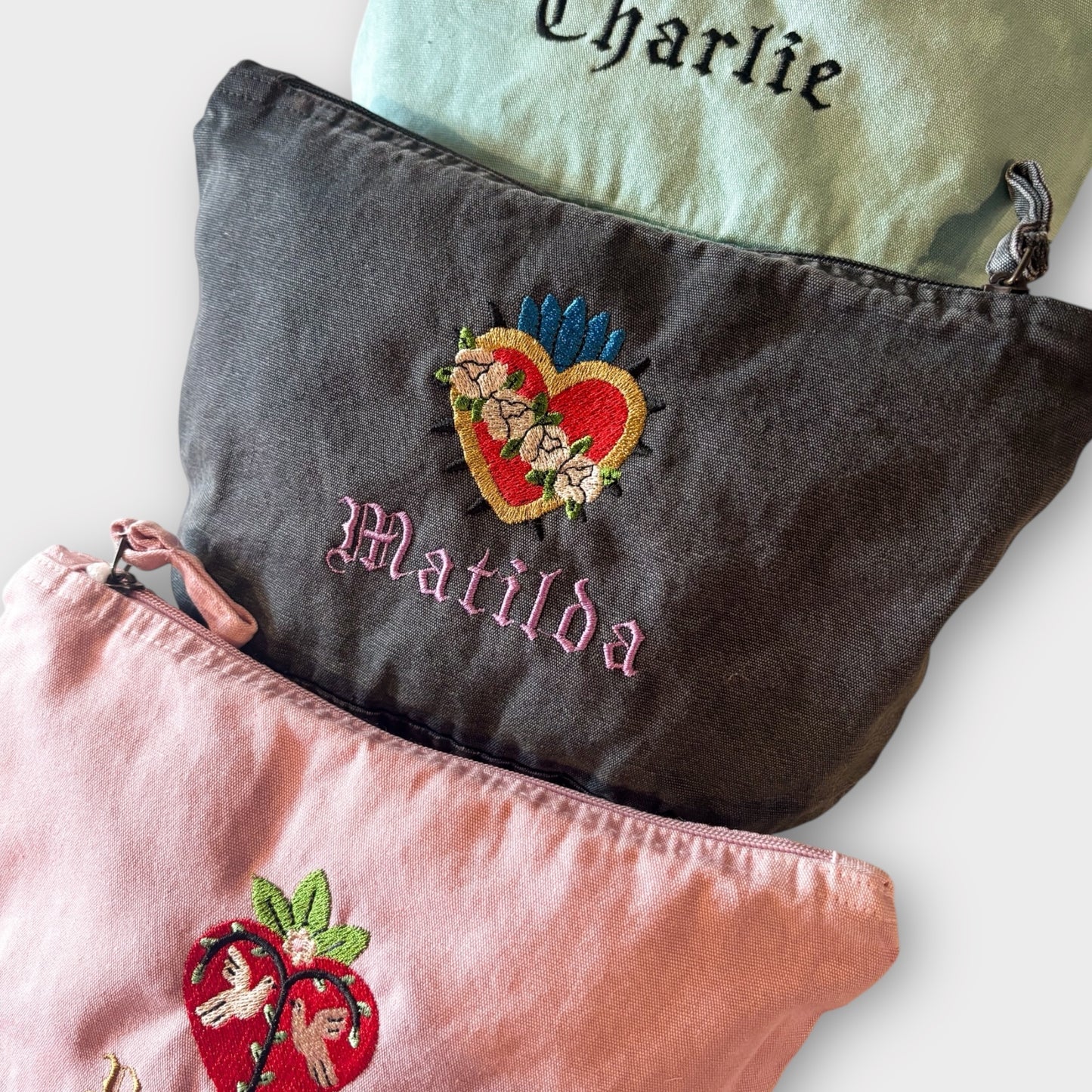 Custom Embroidered Pouch
