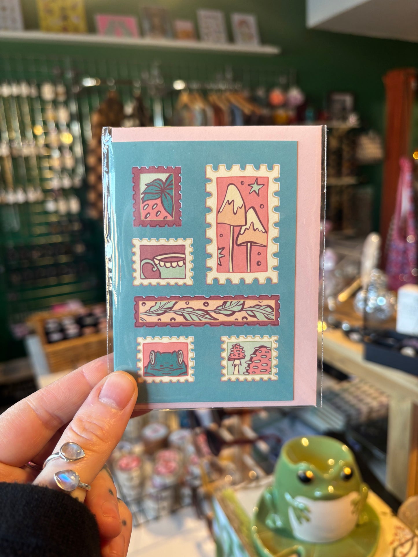 Stamps- Mini Greeting Card