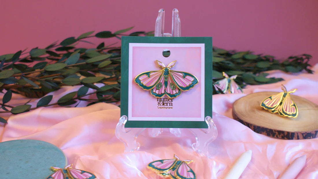 Cleo - Moving Moth - Enamel Pin