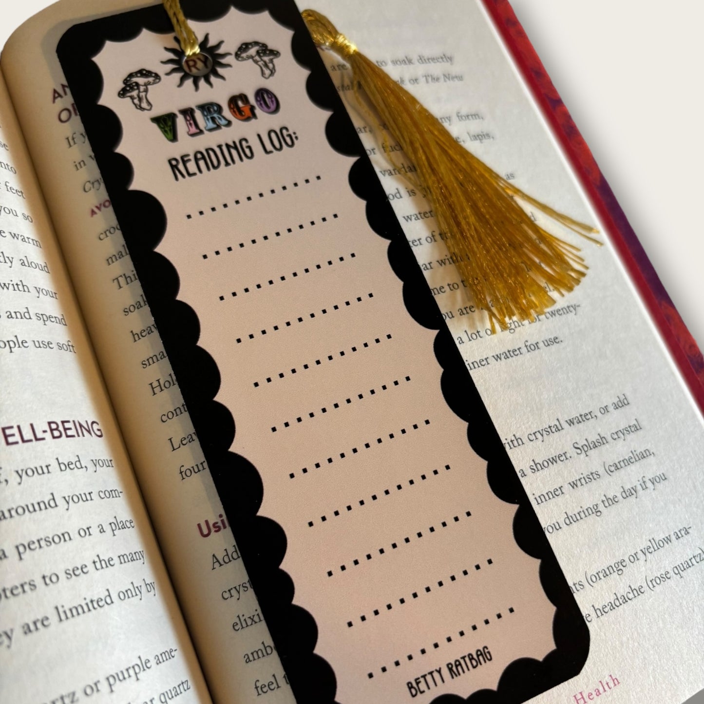 Virgo Zodiac Bookmark