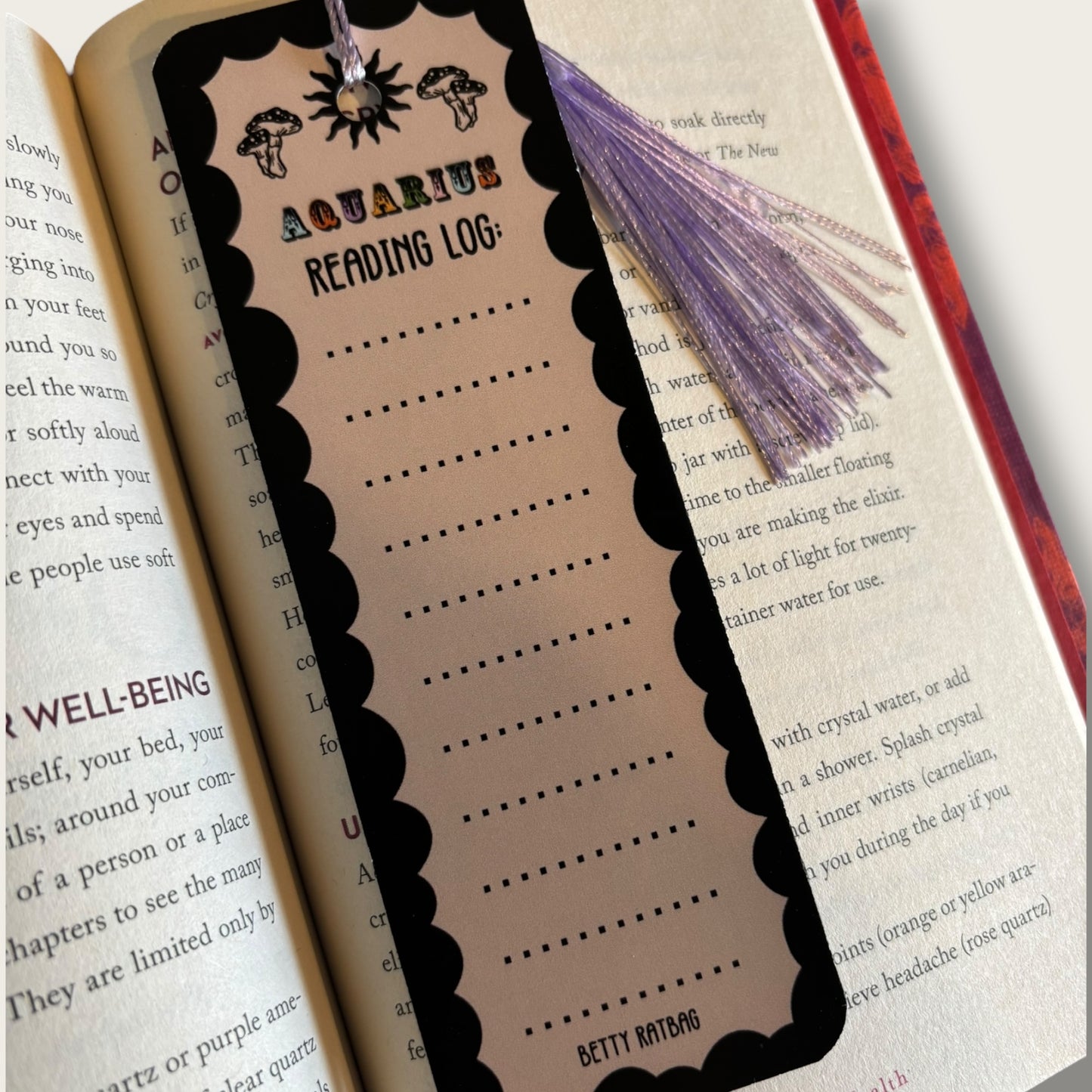 Aquarius Zodiac Bookmark