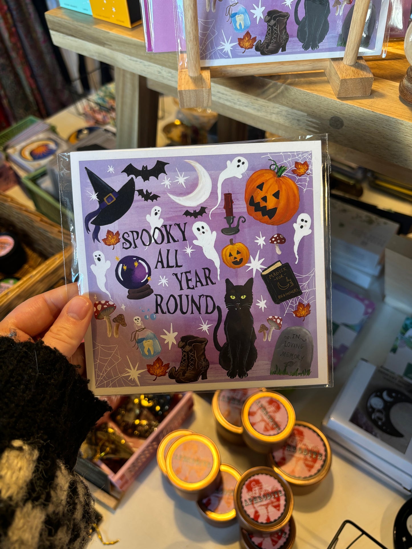 Spooky All Year Round Mini Square Print