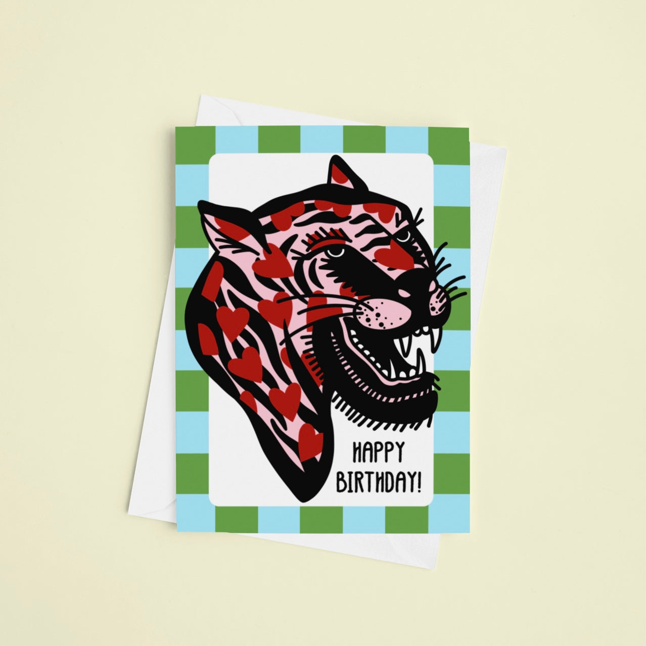 Birthday Tiger Greeting Card
