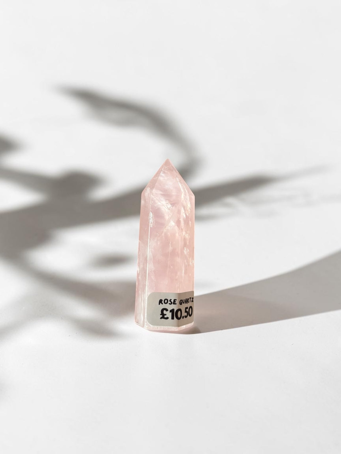 Rose Quartz Crystal Tower