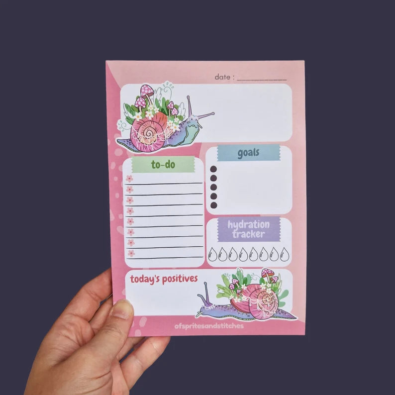 Majestic Snail Daily Planner