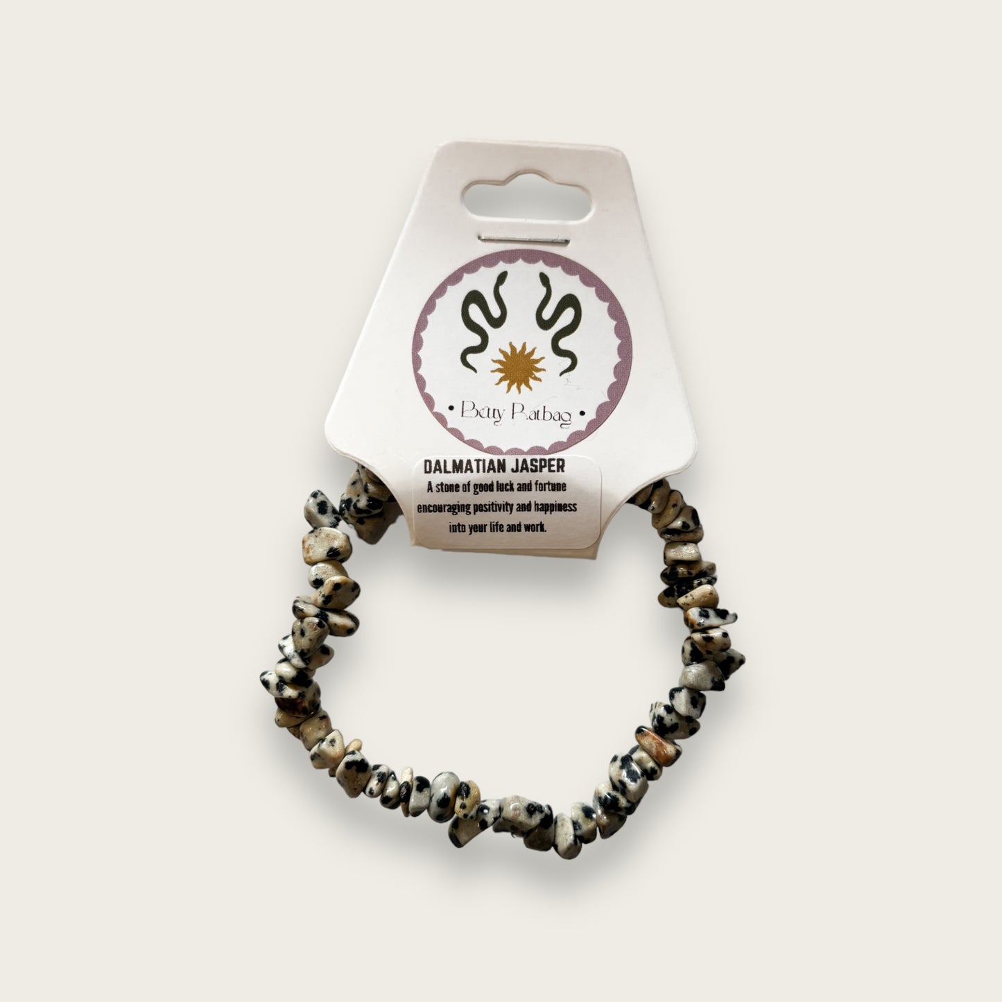 Dalmatian Jasper Bracelet