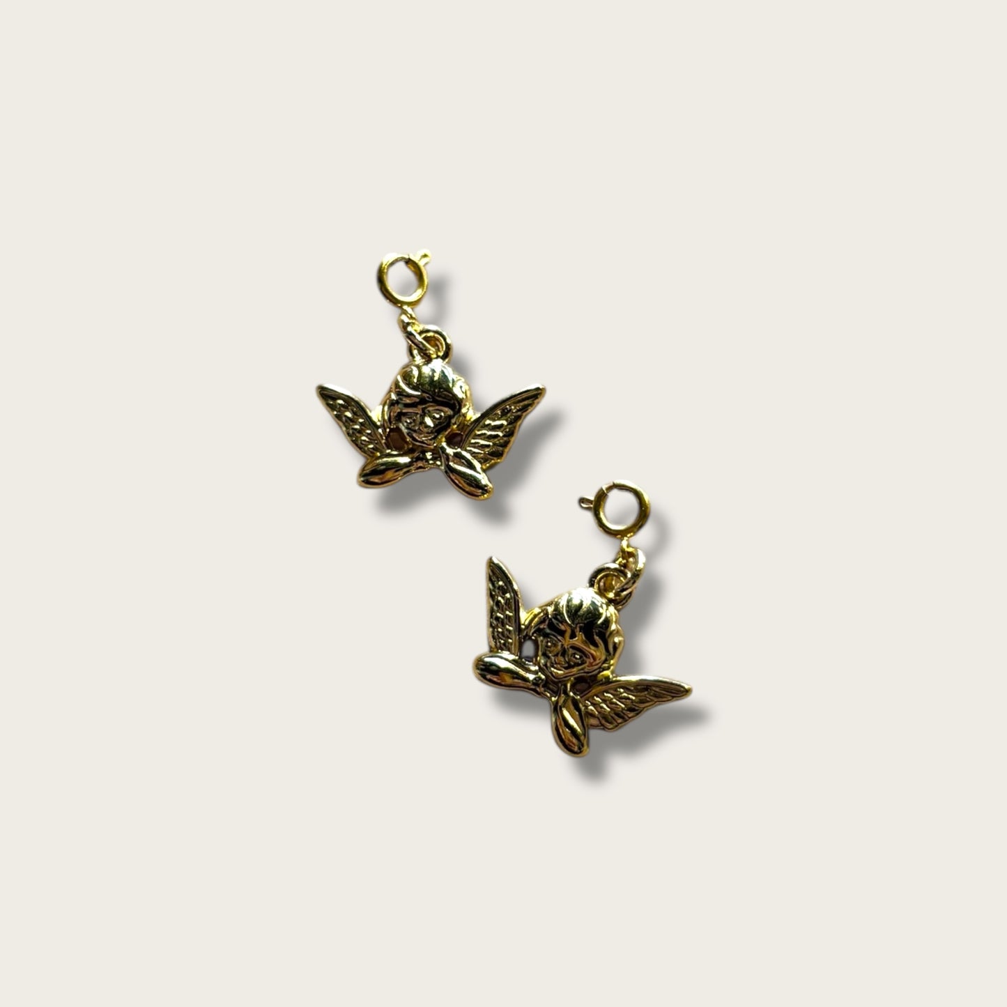 Cherub Charm 1pc - 18k Gold Plated