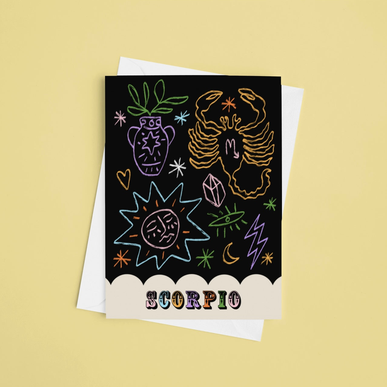 Scorpio Zodiac Greeting Card