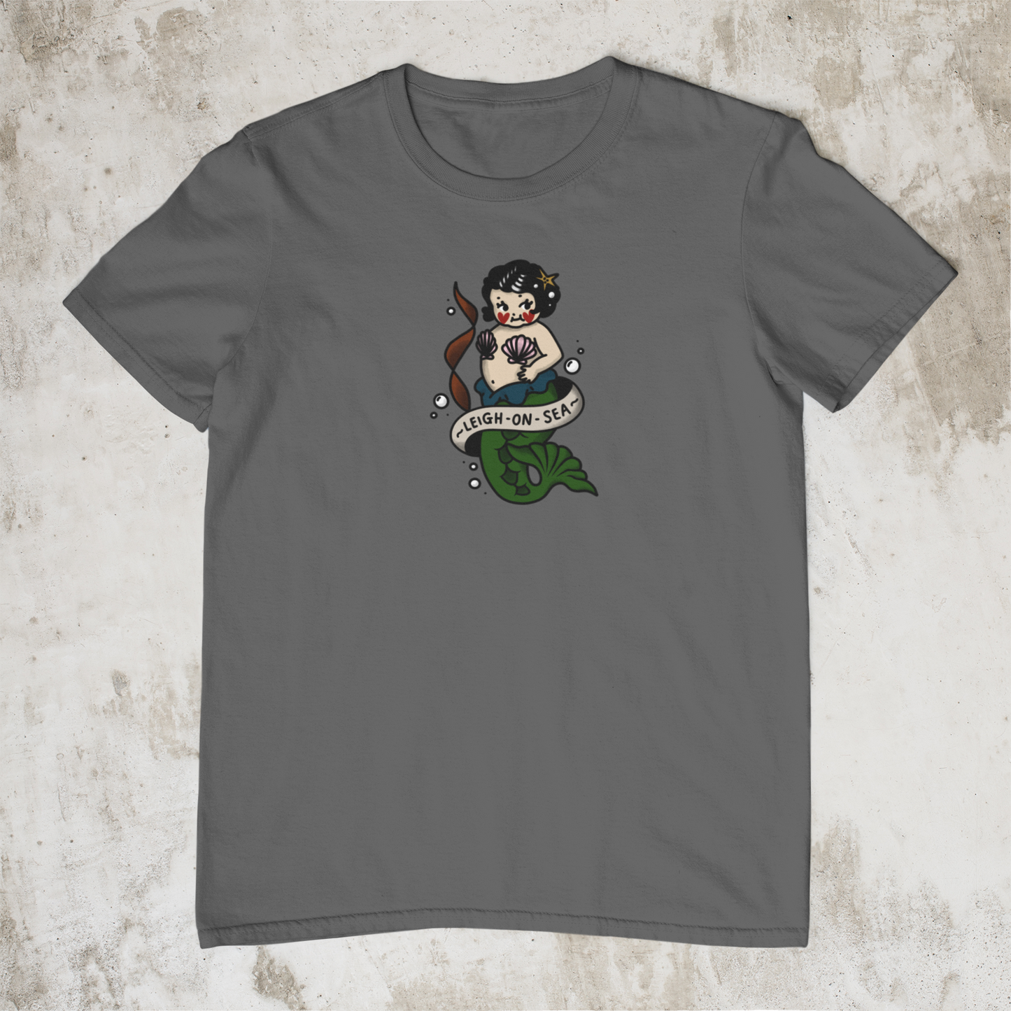 Mermaid Kewpie - Leigh-On-Sea T-Shirt