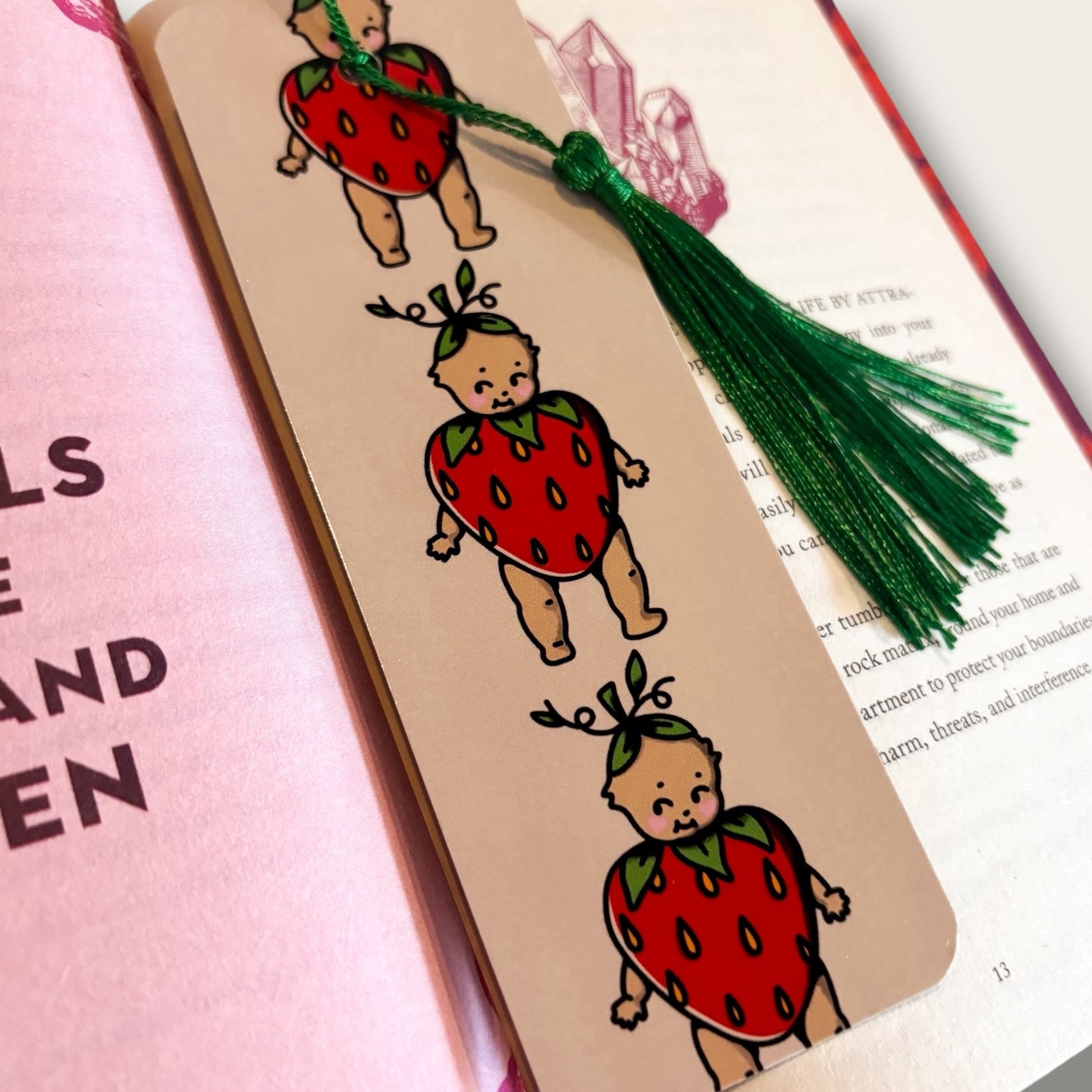 Strawberry Kewpie Bookmark