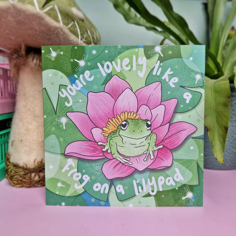 Frog On A Lilypad
