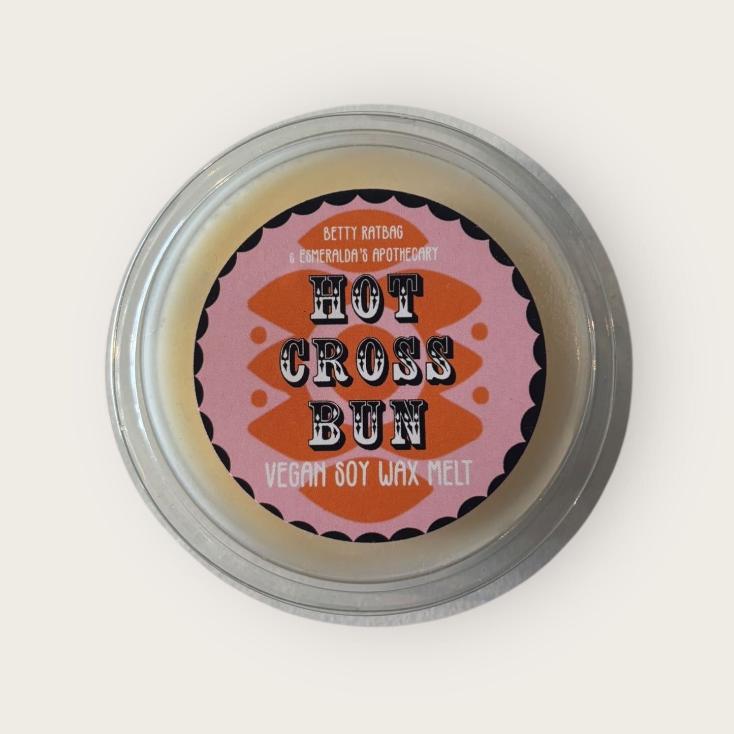 Hot Cross Bun Wax Melt Pot