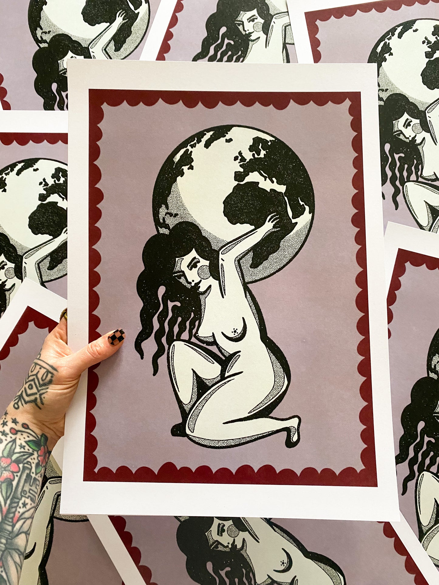 Weight Of The World Print A3
