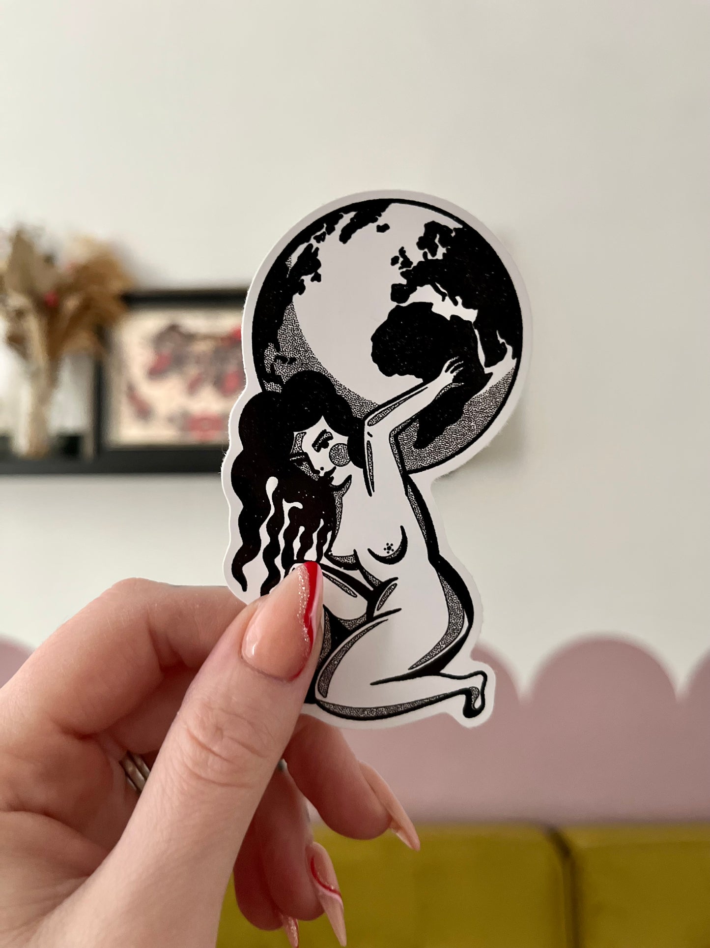 Weight Of The World Sticker