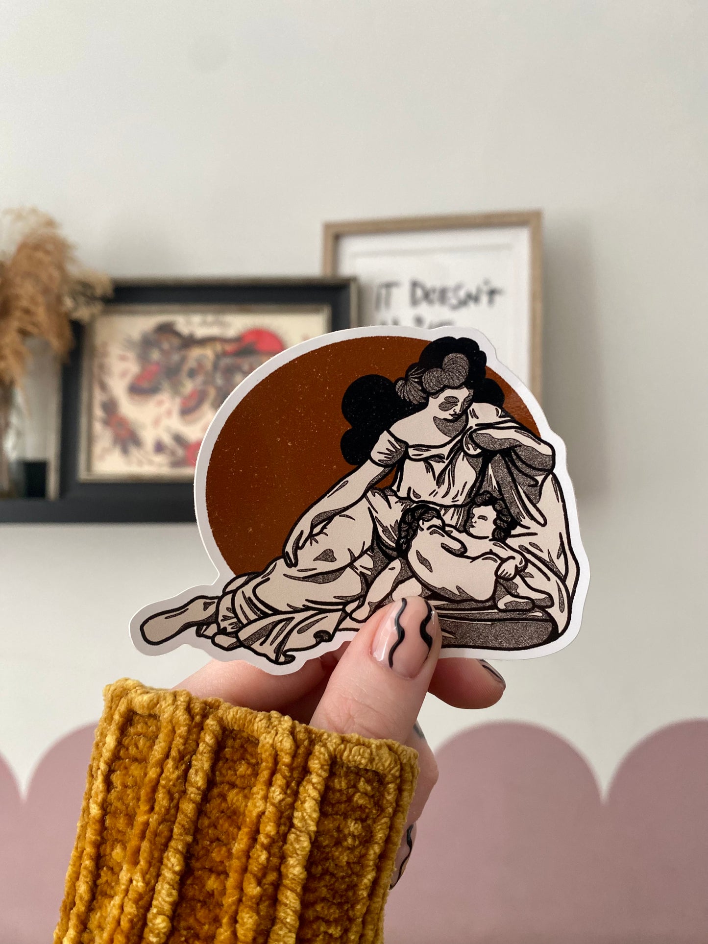 Goddess Of Motherhood Sticker