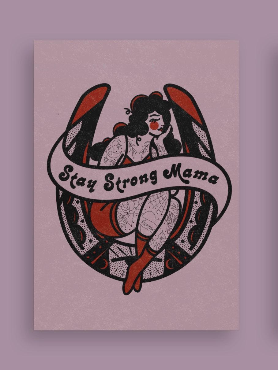 Lucky Mama Postcard