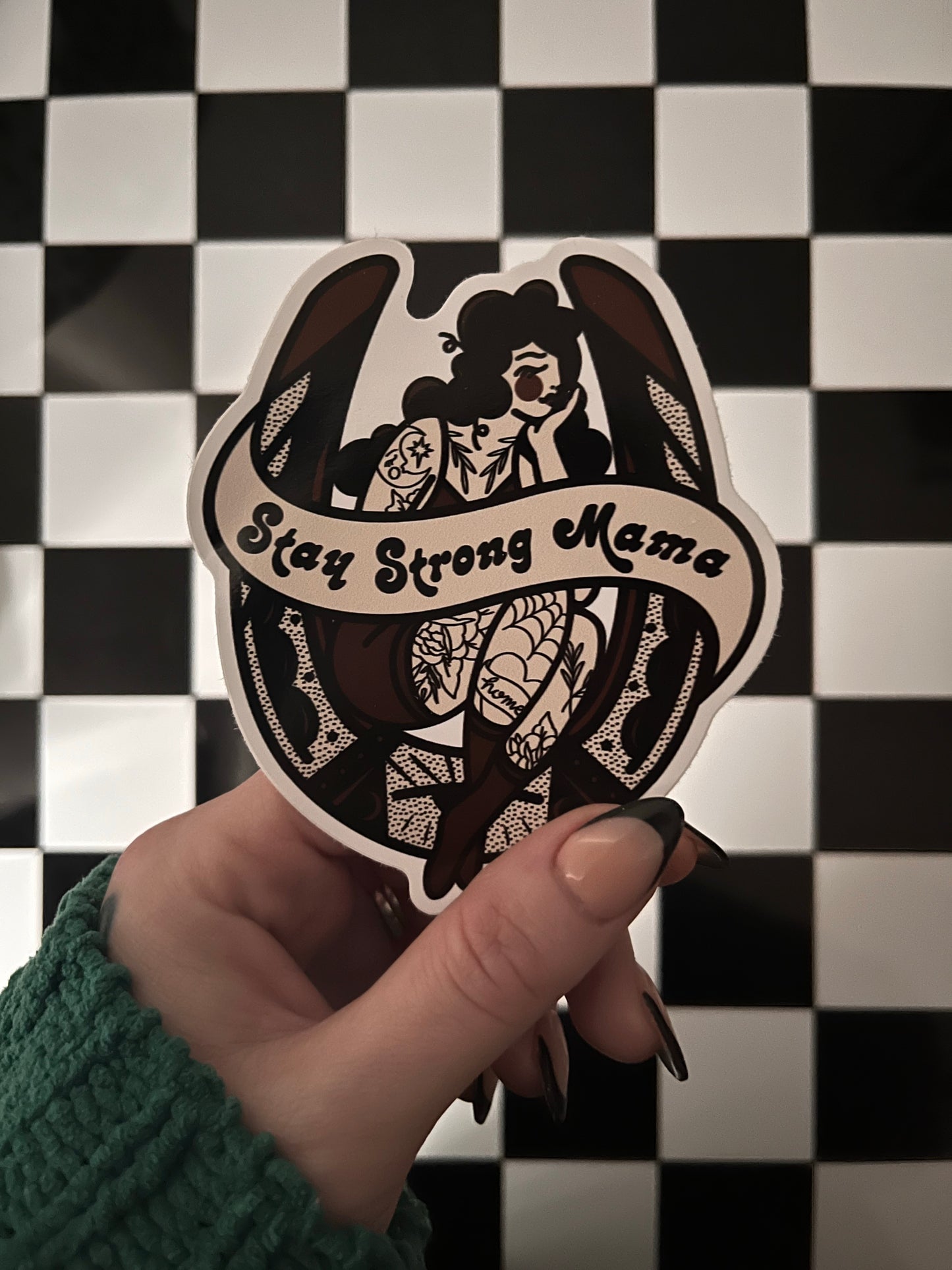 Stay Strong Mama Sticker