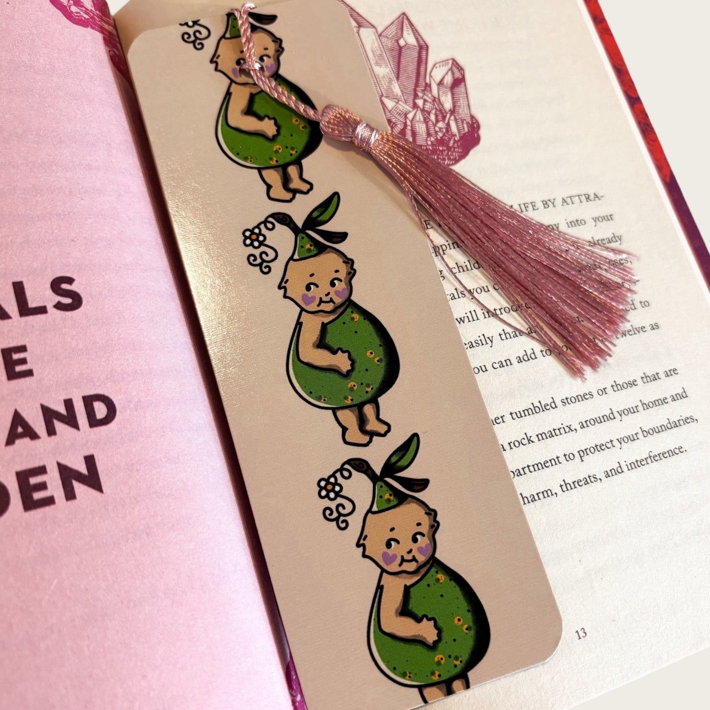 Pear Kewpie Bookmark