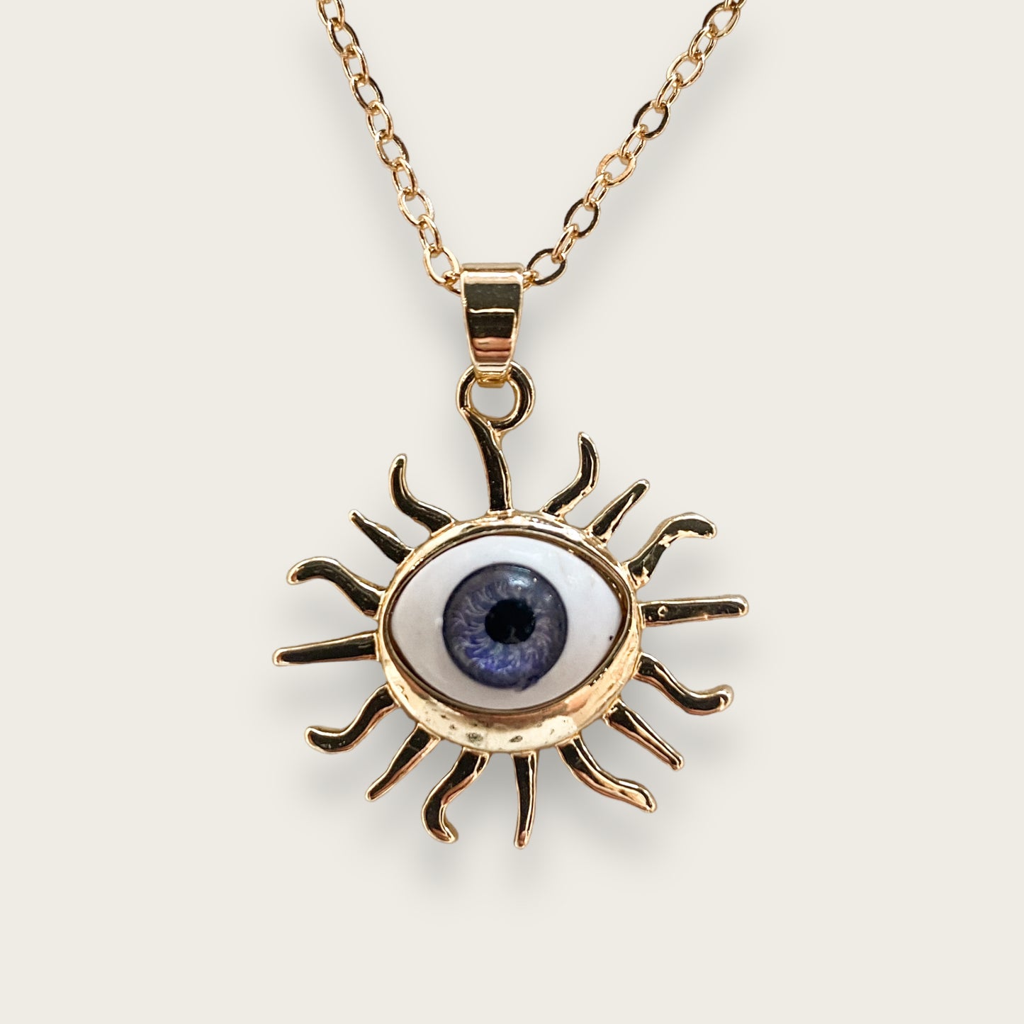 Flaming Eye Necklace