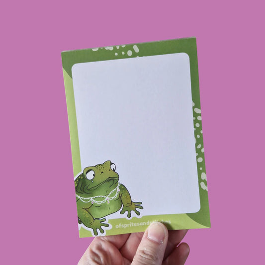 Sad Toad Notepad