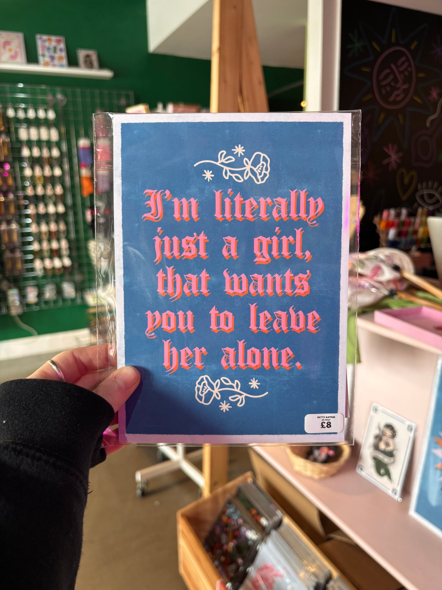 Leave Her Alone A5 Print