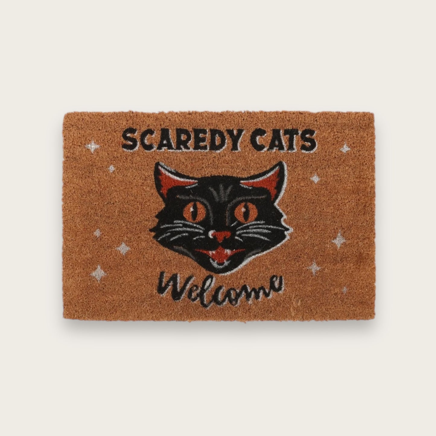 Scaredy Cats Doormat