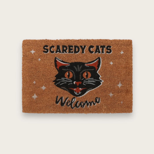 Scaredy Cats Doormat