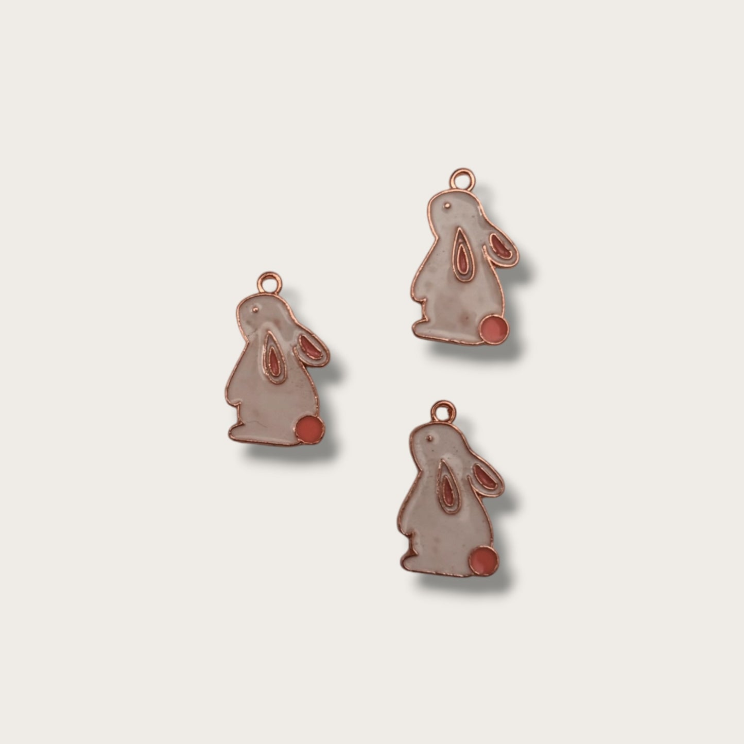 Rabbit Charm 1pc - Gold Tone