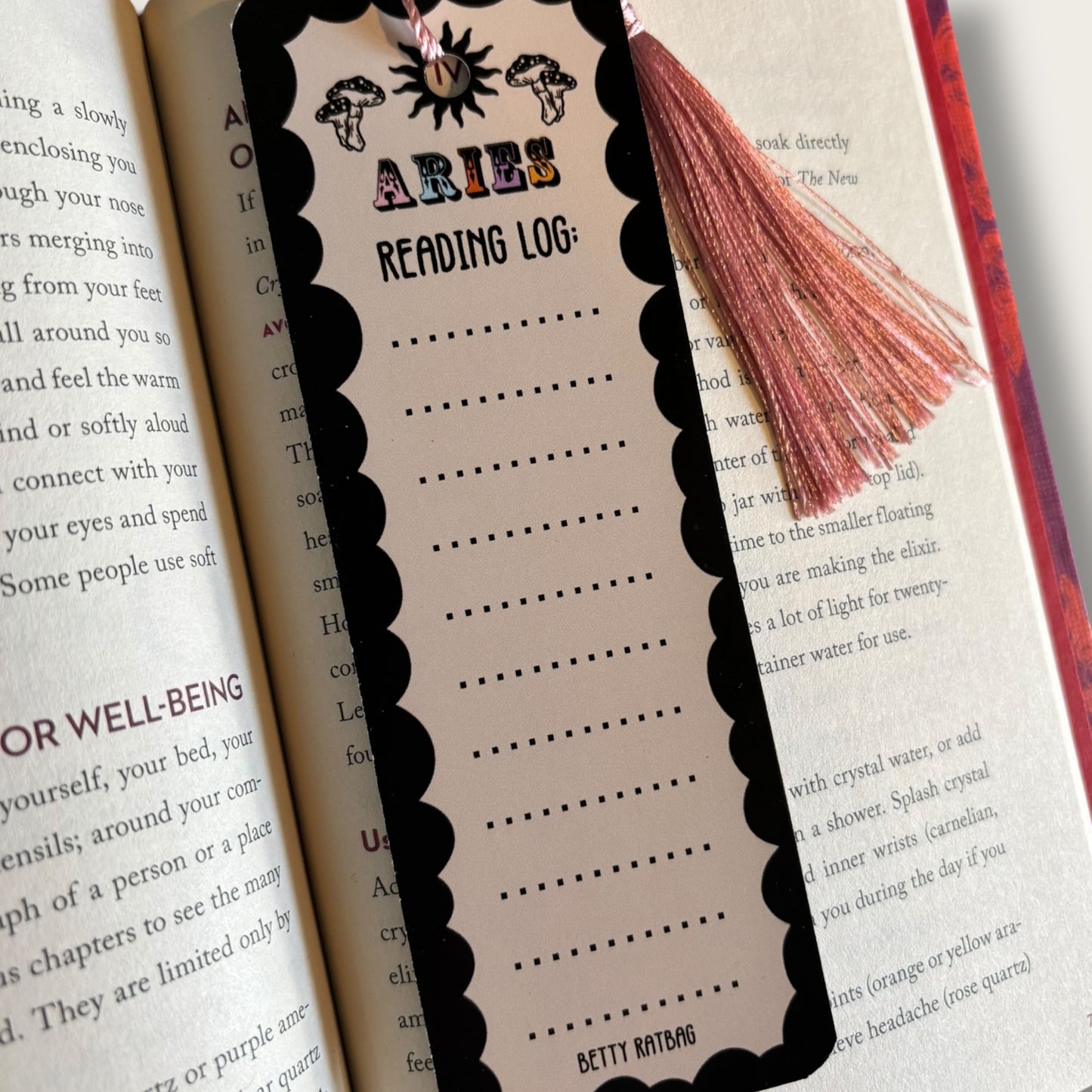 Aries Zodiac Bookmark