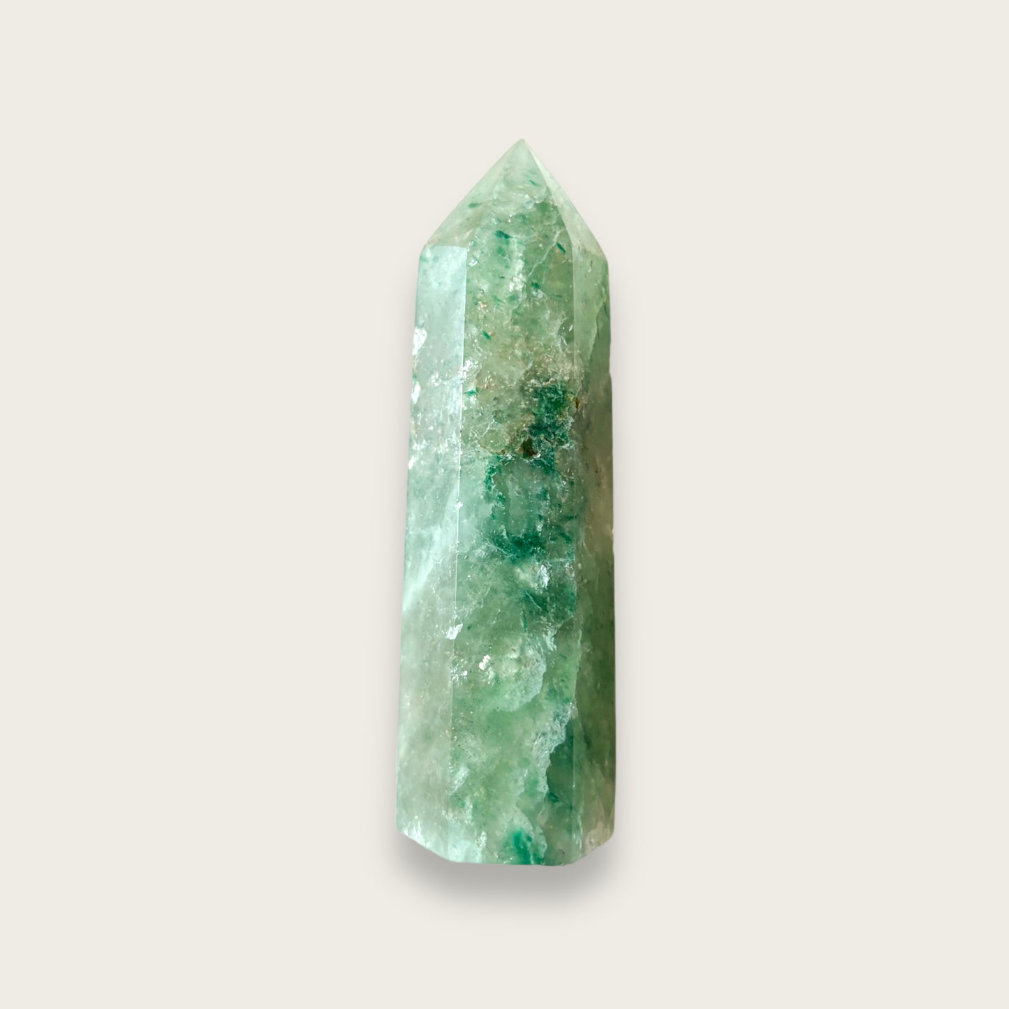 Green Strawberry Quartz Tower