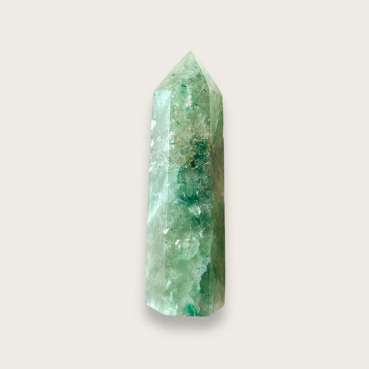 Green Strawberry Quartz Tower