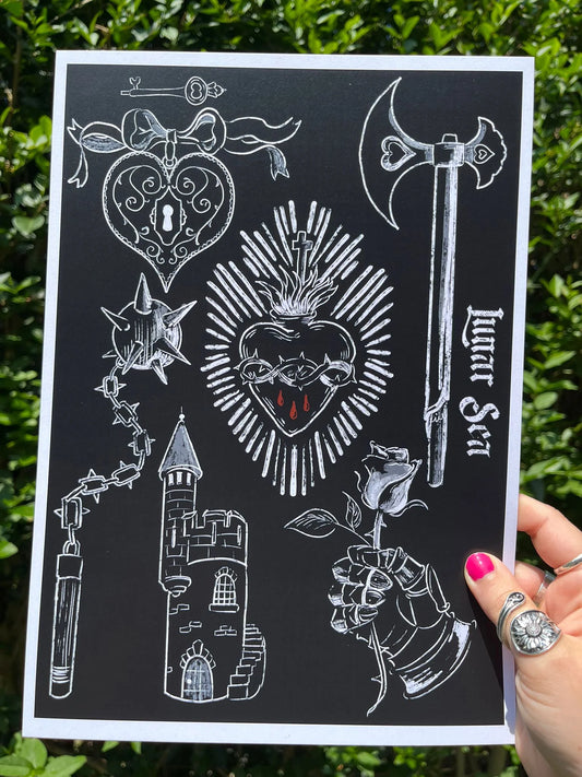 Medieval Flash A4 Print