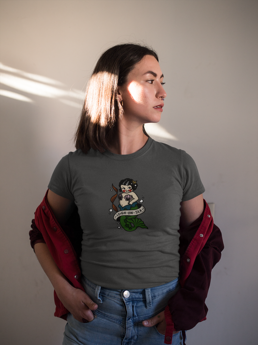 Mermaid Kewpie - Leigh-On-Sea T-Shirt