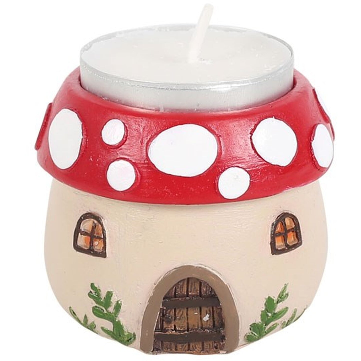 Mushroom House Tea Light Holder