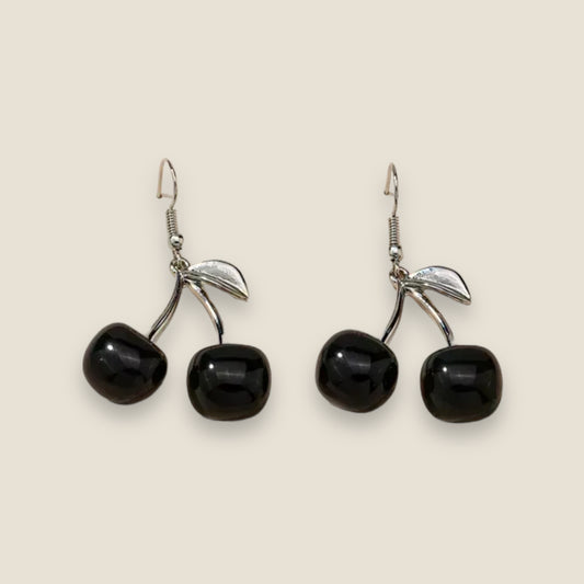 Black Cherry Earrings