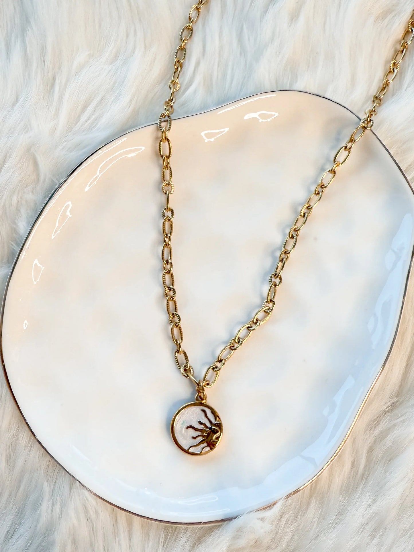 Hesperides 18k Gold Plated Necklace
