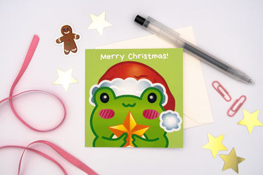 Merry Christmas Frog