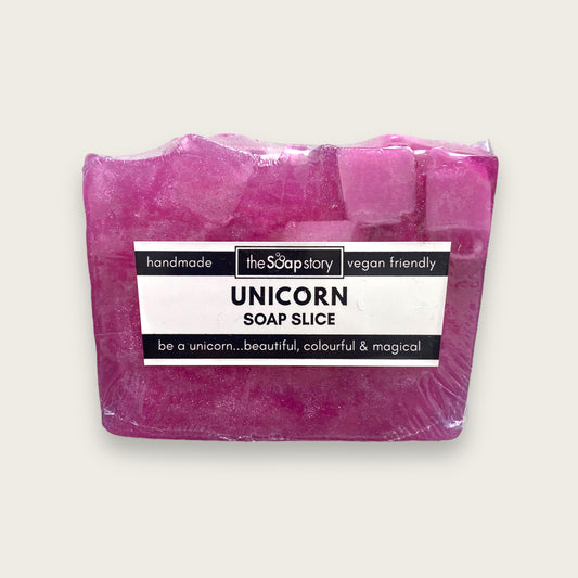 Unicorn Soap Slice