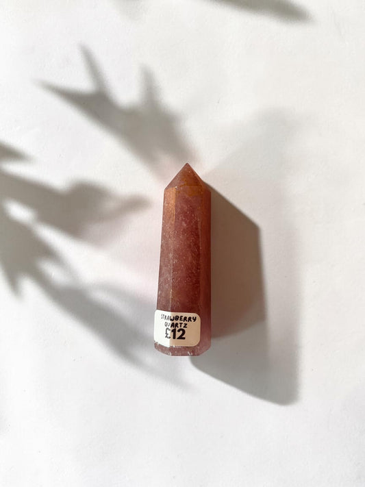 Strawberry Quartz Crystal Tower
