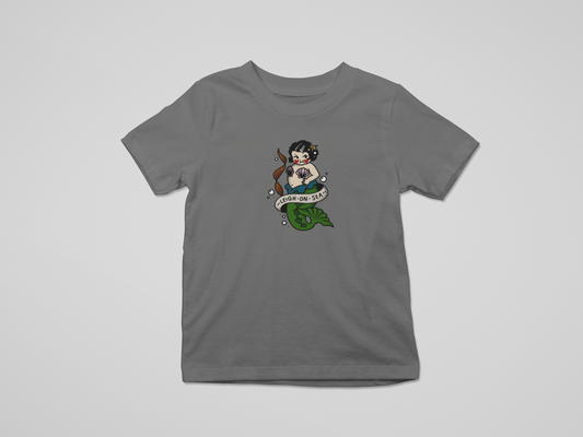 Mermaid Kewpie (Leigh-On-Sea) Kids T-Shirt