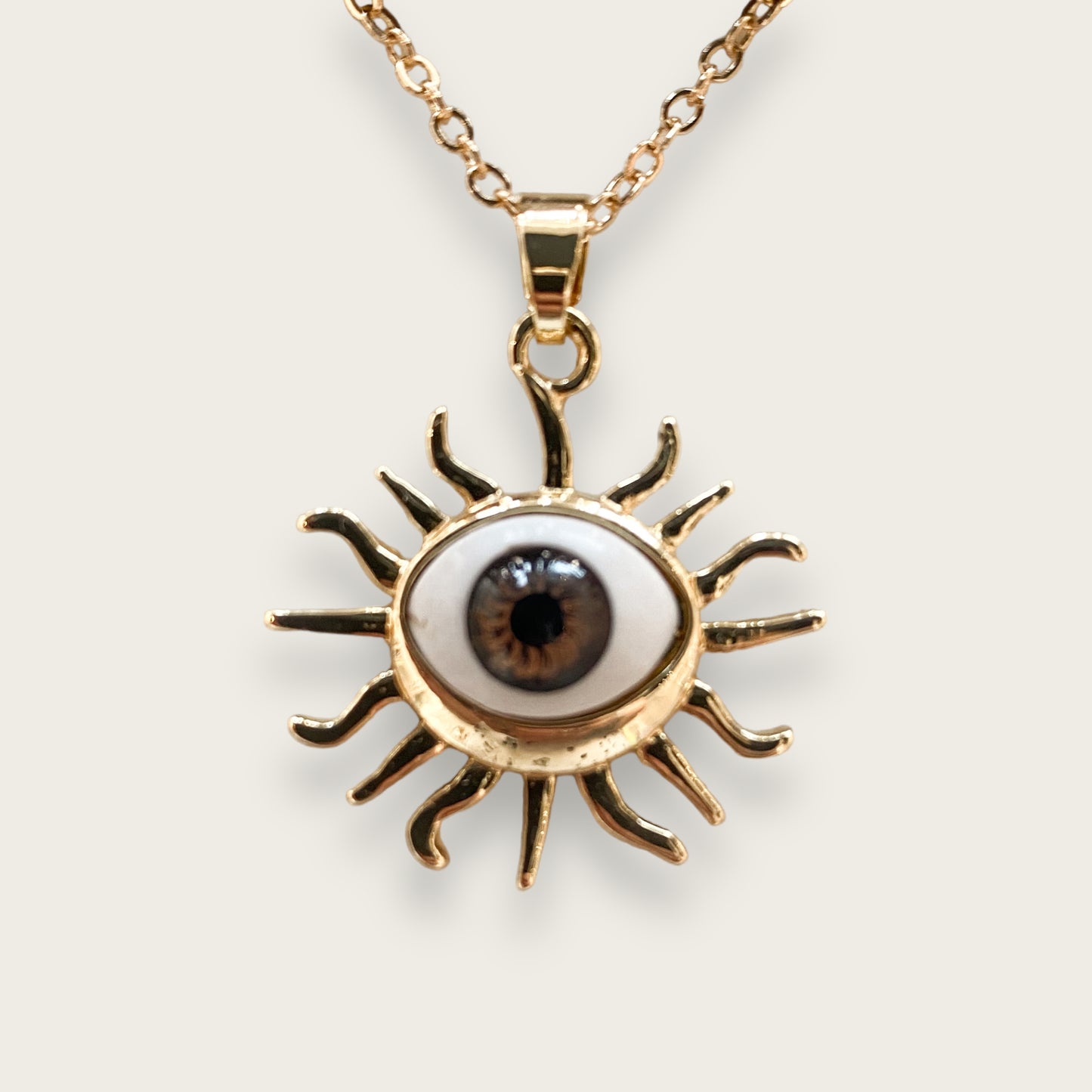 Flaming Eye Necklace