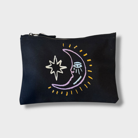 Moon & Sun (Double Sided) Canvas Pouch