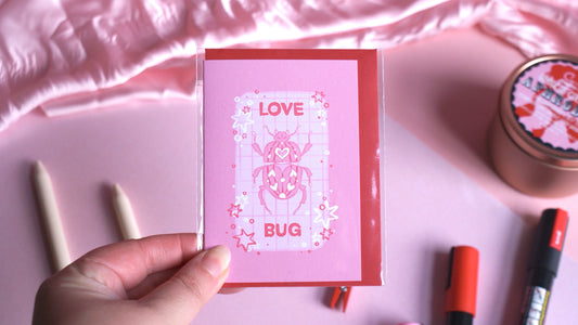 Love Bug - Mini Greeting Card