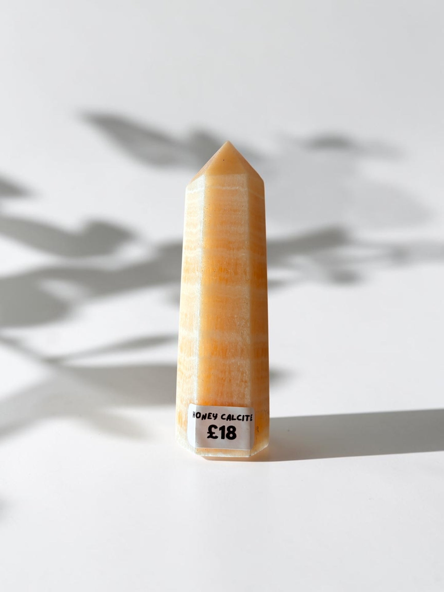 Honey Calcite Crystal Tower
