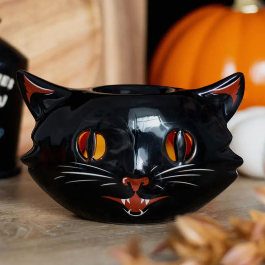 Spooky Halloween Cat Burner