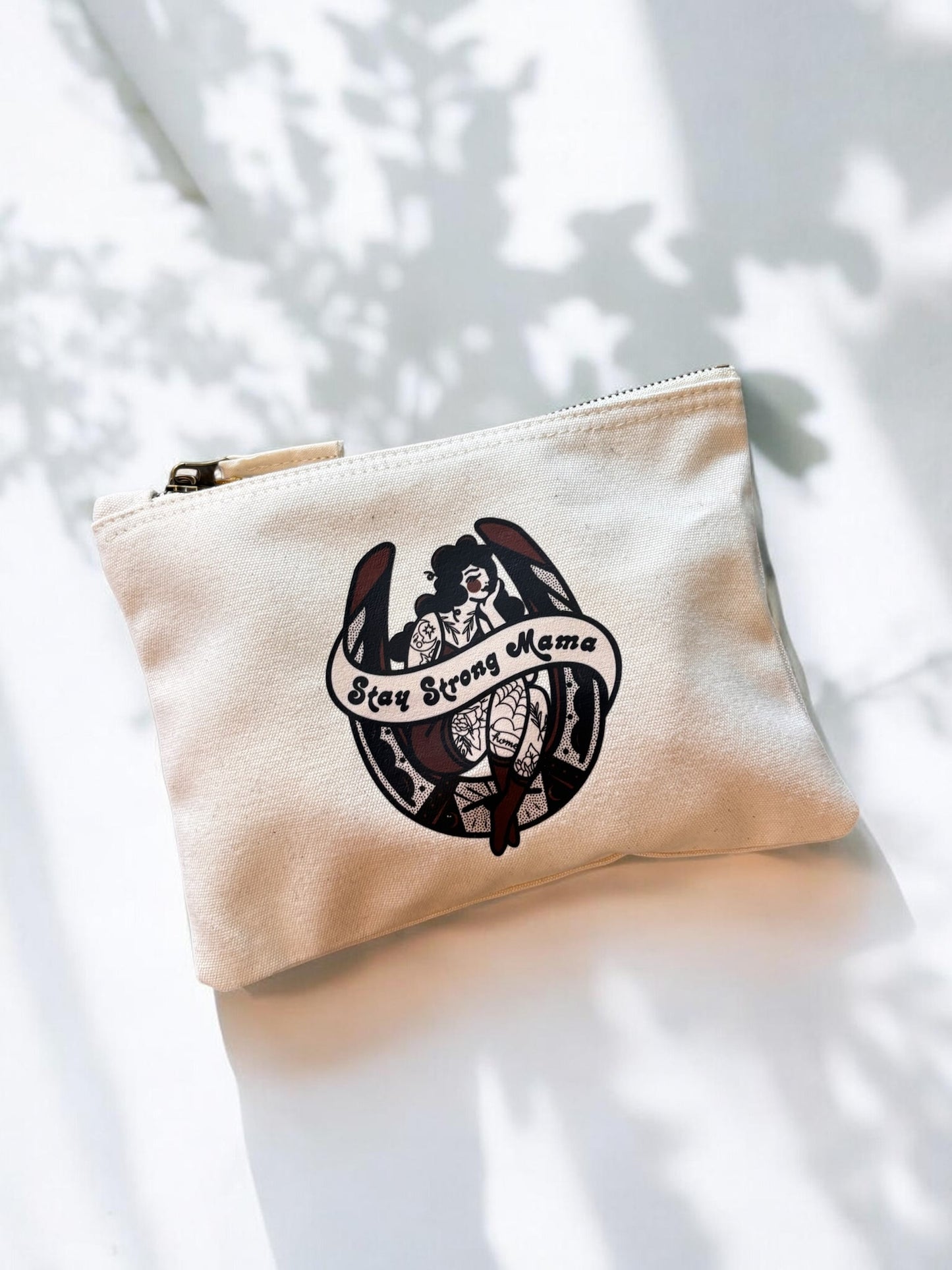 Lucky Mama Canvas Pouch