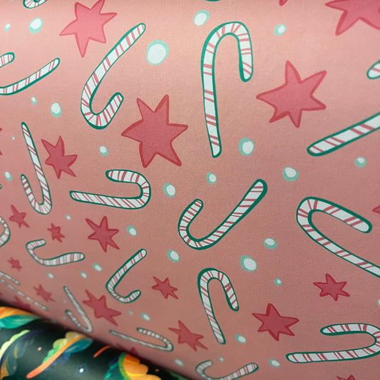 Candy Cane Wrapping Paper